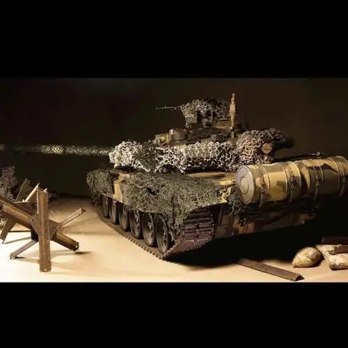 1/16 л Шерман немецкий RC режим Военный танк нейлон камуфляж сетка B лесной Тигр TH05131