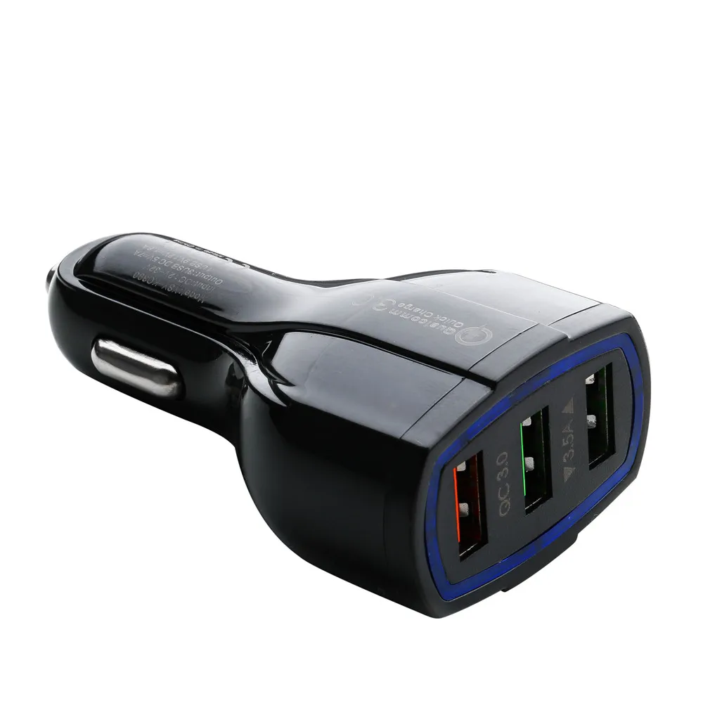 Высокое качество AC 12 24v Быстрая зарядка 3 0 в автомобильное зарядное устройство
