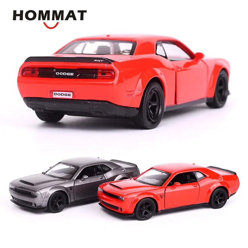Домашний коврик имитация 1:36 Dodge Challenger SRT модель автомобиля литой диск Игрушечная
