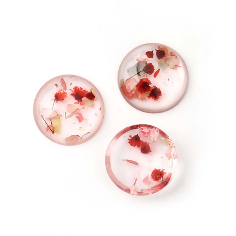 5/10PCs Transparent Yellow Flower Multi-cut Square Resin Patch Cabochon Embellishment DIY Jewelry Findings Fit Base Settings | Украшения и