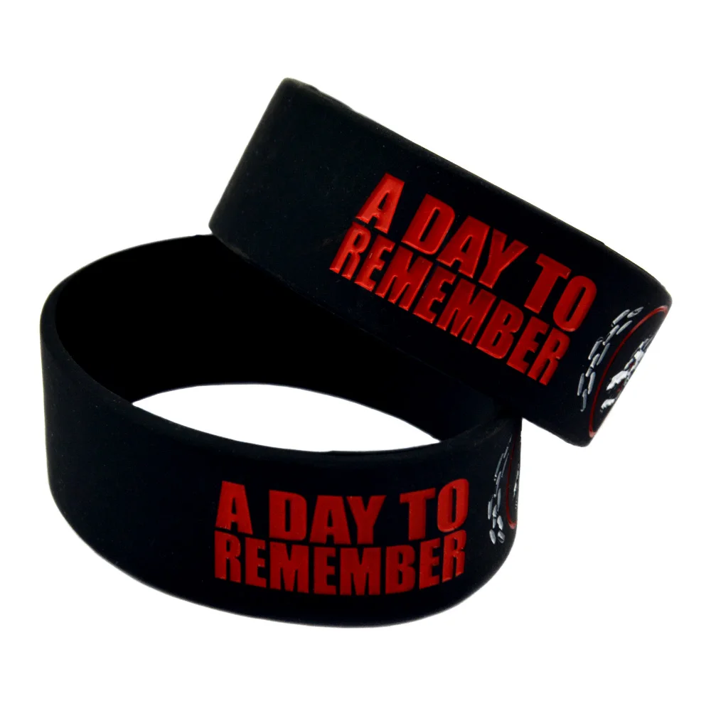 1 шт. A Day To Remember силиконовый браслет ширина дюйм широкий для концерта|Браслеты с