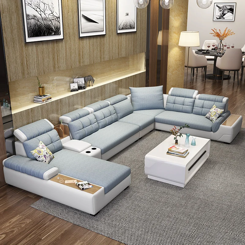 Easyliving 2019 Новый тканевый диван домашняя секция мебель для дома гостиной простой