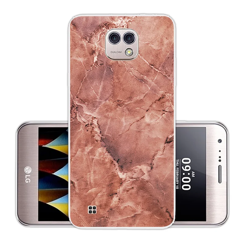 Cases for LG X Cam K580 K580Y Xcam K580DS 5.2 Inch Soft Silicone Clear TPU Stone Cover Skin Lg |