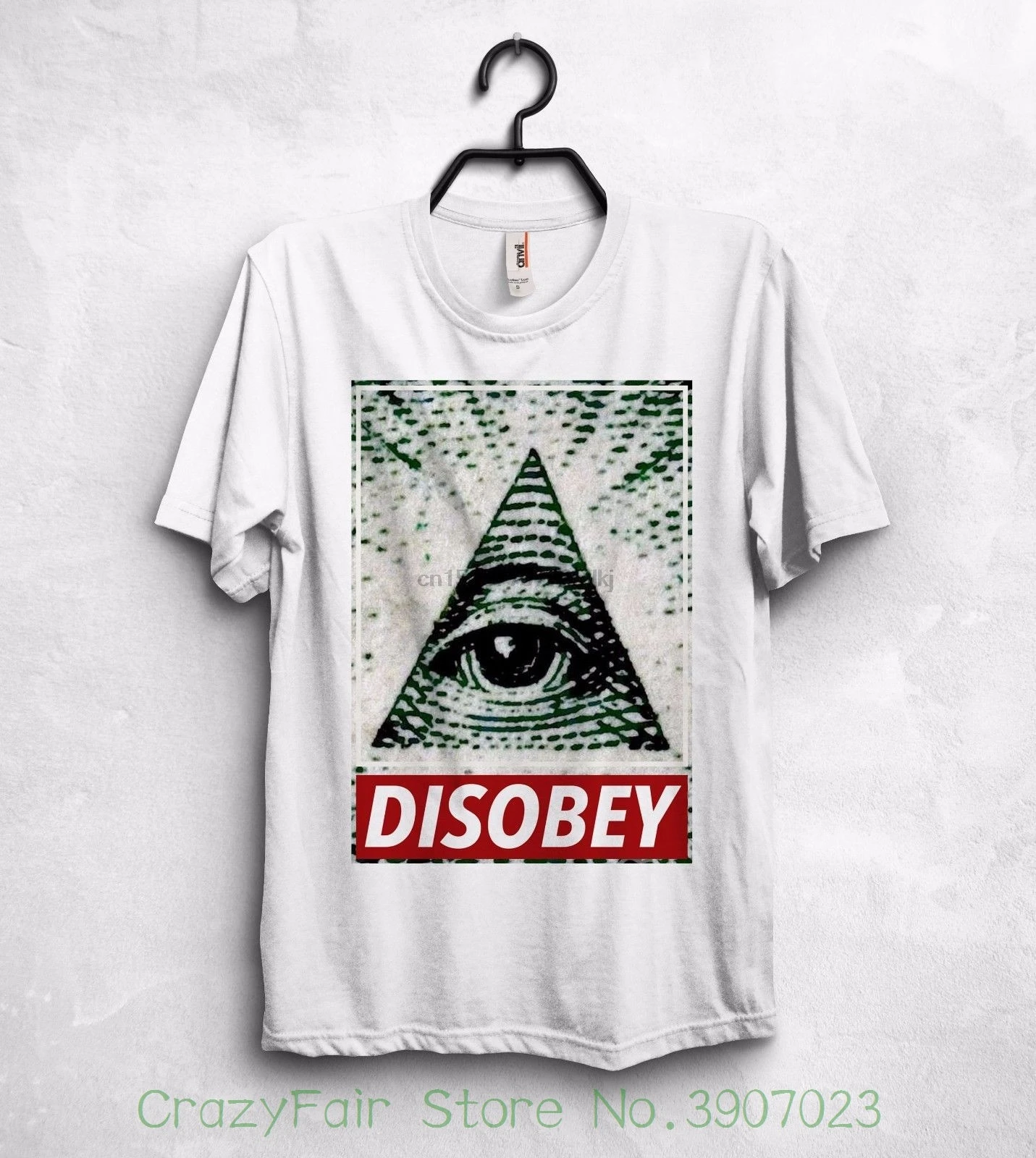 Disobey New World Order Футболка Топ анонимированная революция Иллюминаты 4chan Eye Модные