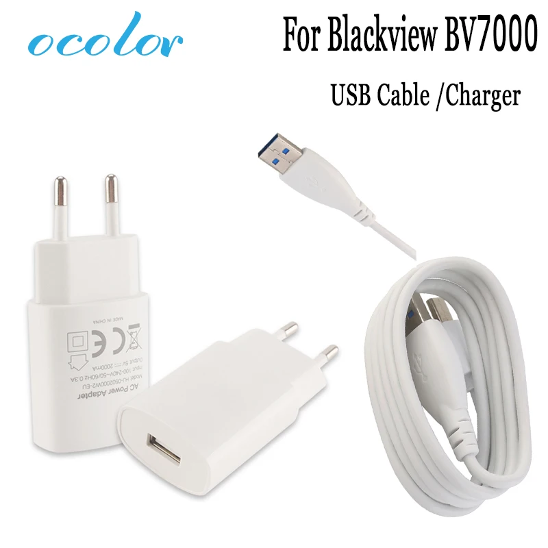 Зарядное устройство ocolor для Blackview BV7000 5 В 2 А зарядное стандарта ЕС адаптер