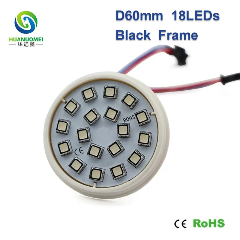 Пиксельный светодиодный пиксельный модуль ucs1903 18smd 60 мм Рождественское украшение