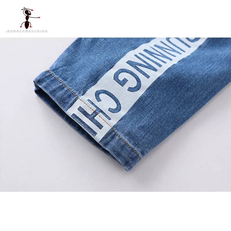 2019 весна-осень длинные эластичные черные и синие повседневные джинсы для