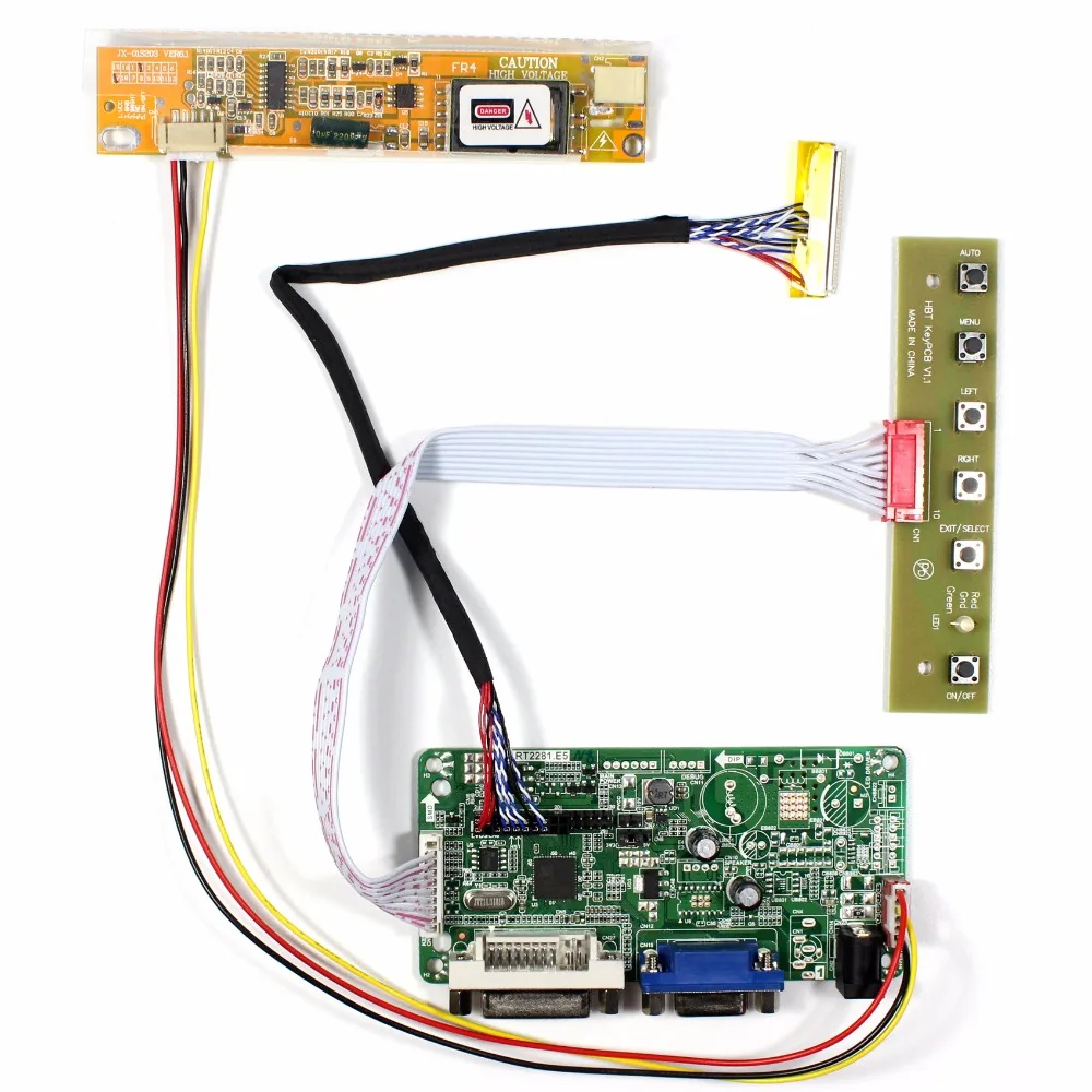 

DVI VGA Controller Board For 15.4" LTN154X3 N154I3 1280x800 LCD Screen