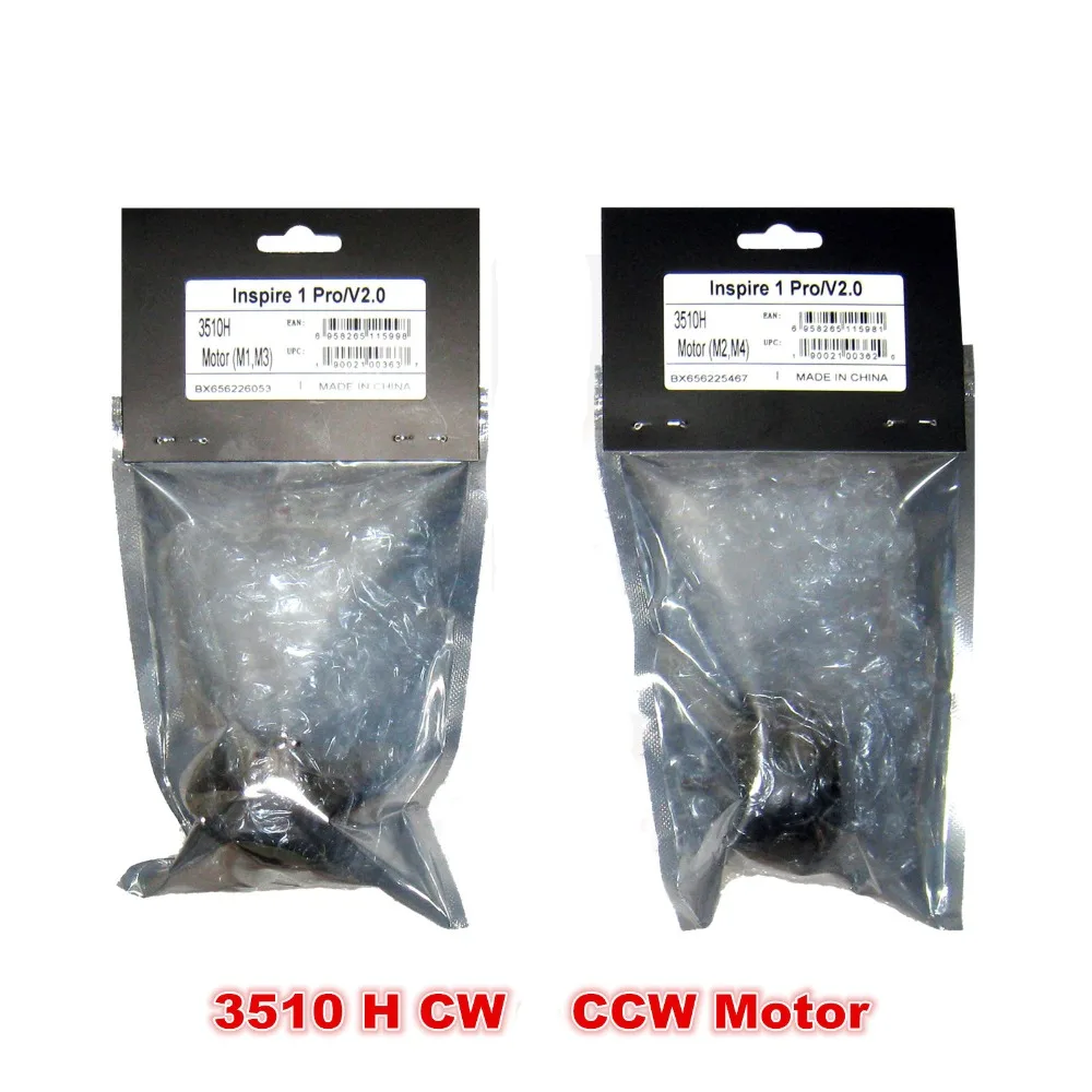 Оригинальный бесщеточный двигатель CW CCW 3510H для DJI Inspire 1 Pro V2.0 CW: M2 M4/CCW: M1 M3 запасные