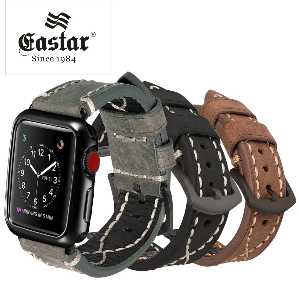 

Ремешок для часов из телячьей кожи, браслет для Apple Watch 38 мм 42 мм Series 1 Series 2 Series 3 iWatch, аксессуары для часов Apple Watch