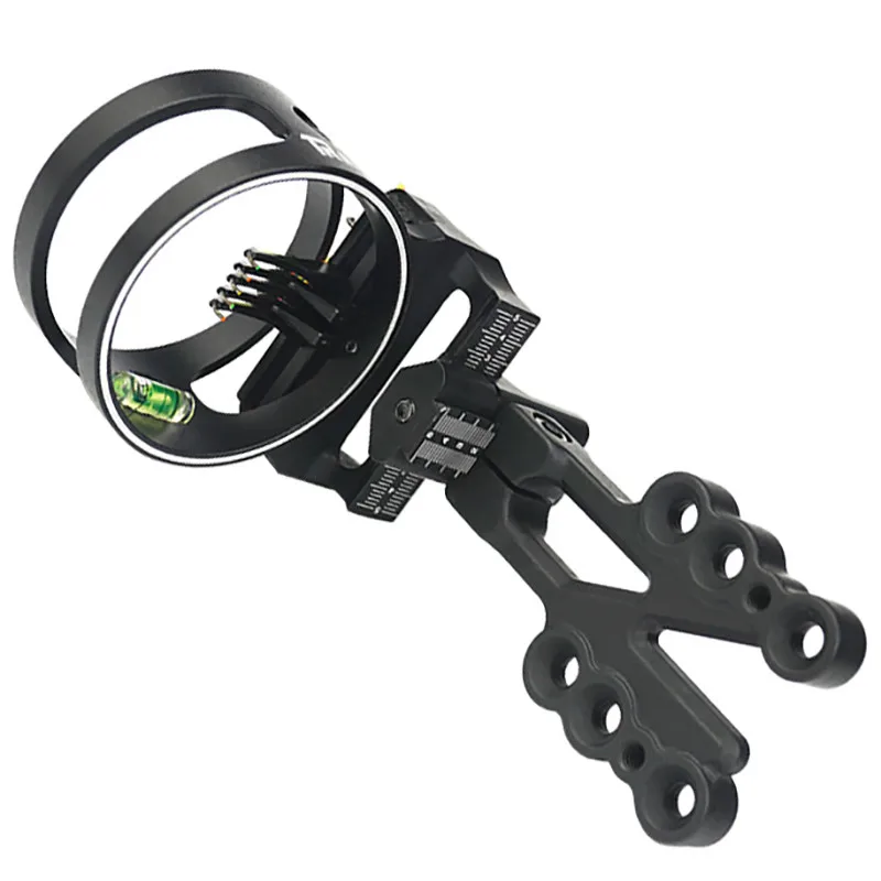 

0.19 Optical Fiber 5 pins Compound Bow Sight can Adjust Left and Right Hand with Light Outdoor Hunting Athletics Bow Sight