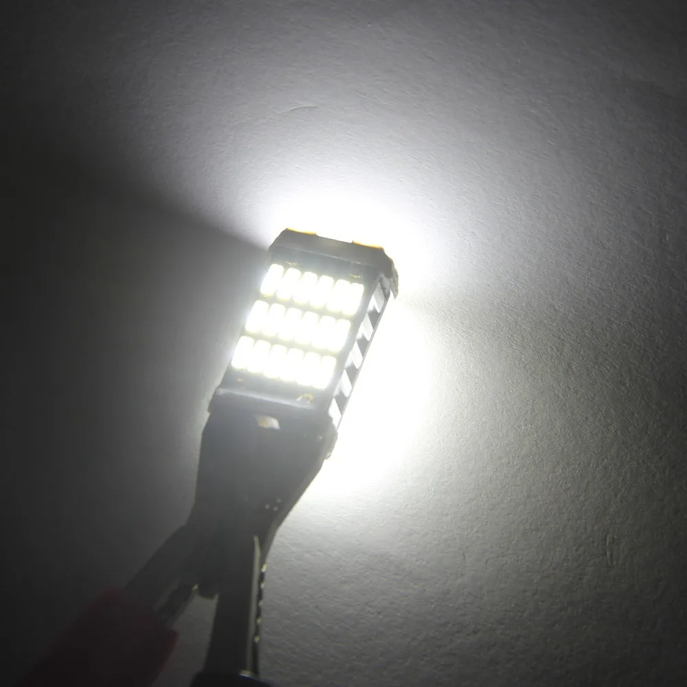 2 шт. T10 T15 W16W LED Обратный Лампочки 920 921 912 Canbus 4014 45smd чипсетов ошибок Резервное