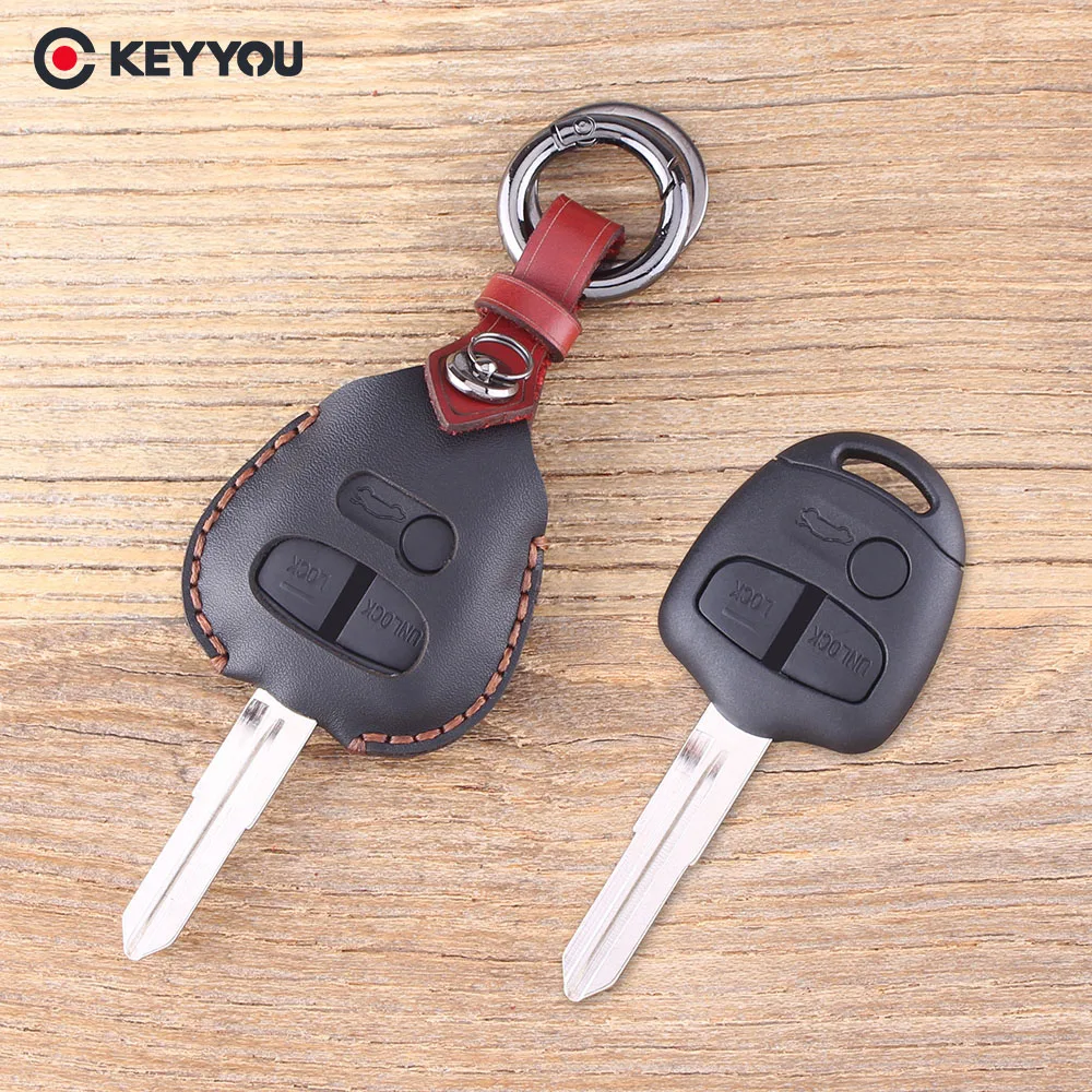 Запасной чехол KEYYOU для дистанционного ключа с 3 кнопками Mitsubishi Lancer Outlander Colt Mirage