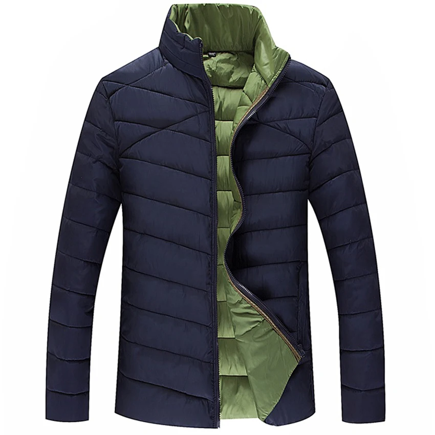 Мужская куртка и пальто большого размера Зимняя парка синего красного черного