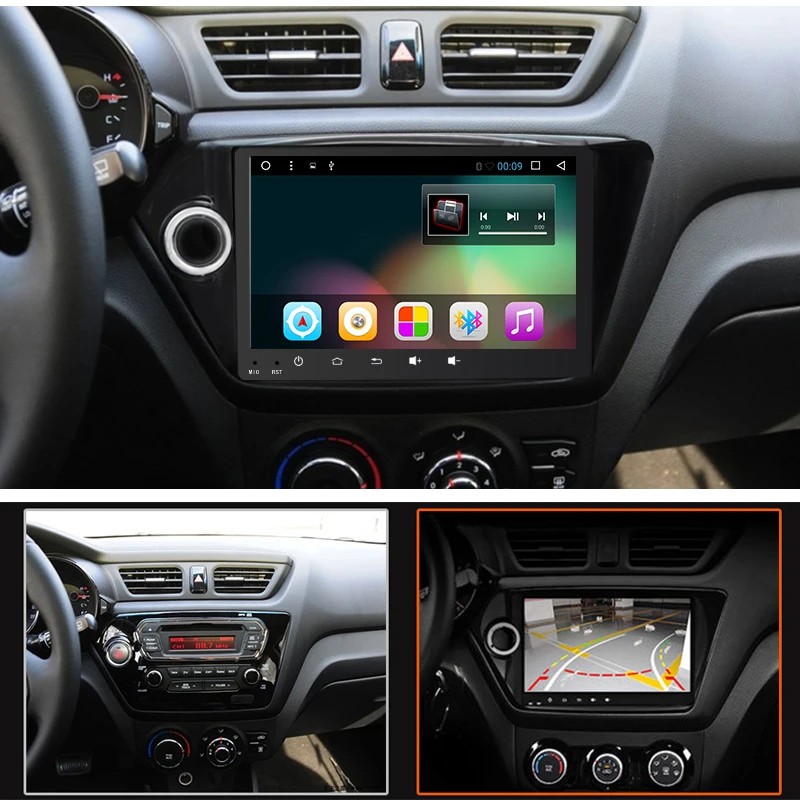 Junsun K2 Радио 2 DIN android автомобильный automagnitol T3 quad core GPS навигации для KIA РИО 2012 2013 2014 2015