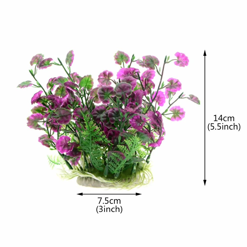 3 шт./лот Зеленые искусственные экологически чистые пластиковые аквариумные