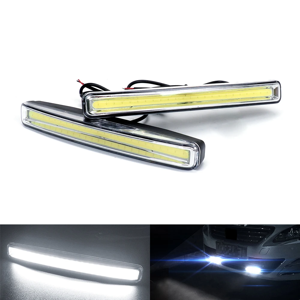 Дневные ходовые светильник 2 шт./компл. универсальные водонепроницаемые COB DRL