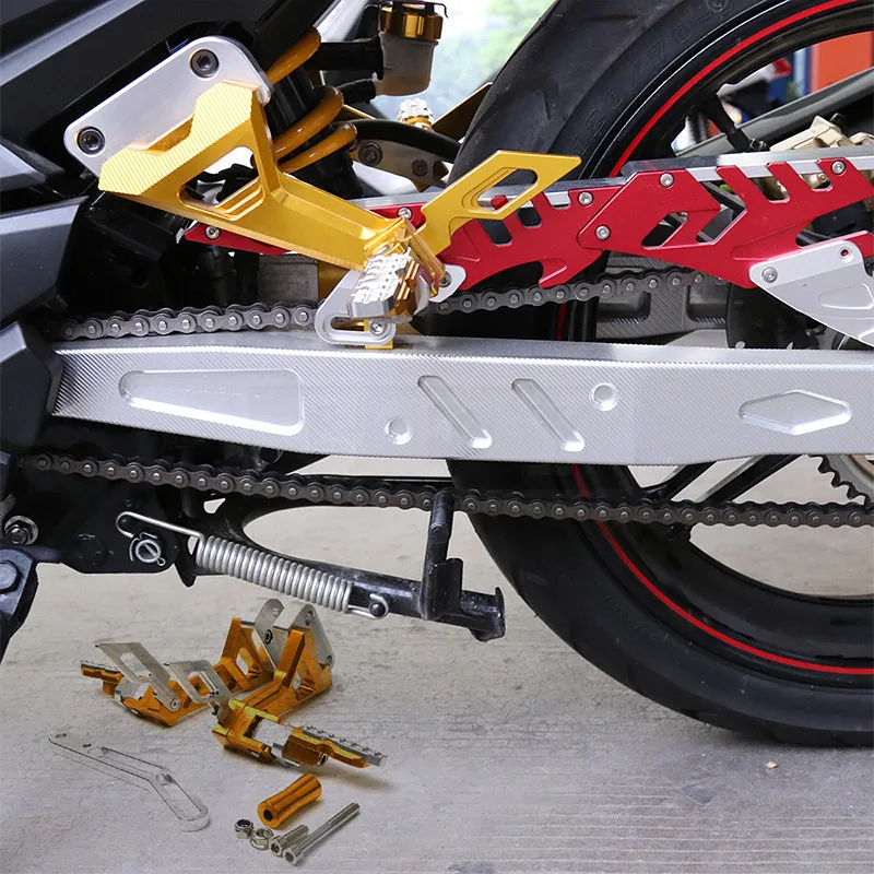 Мотоцикл с ЧПУ Регулируемая Rearset подножки задний Набор ножная педаль для Yamaha Exciter