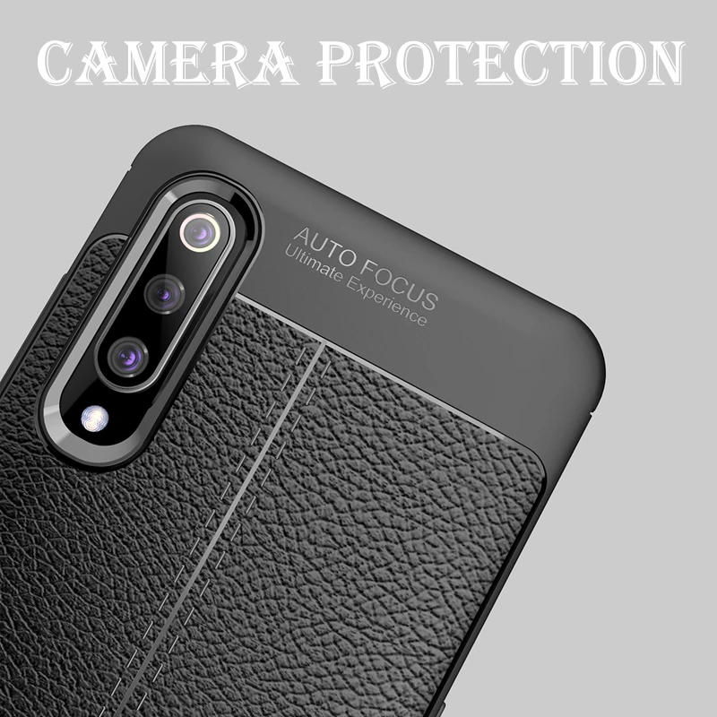 Противоударный мягкий чехол из кожи с текстурой для Xiaomi mi 9 Ультратонкий 8 SE Lite Fundas