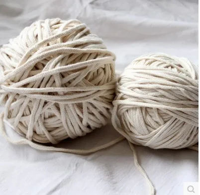 

Free shipping Wholesale 3mm 50m/lot DIY Handmade Cotton Rope Woven Cotton Cord/String for Diy Accessories Bag Craft Projects