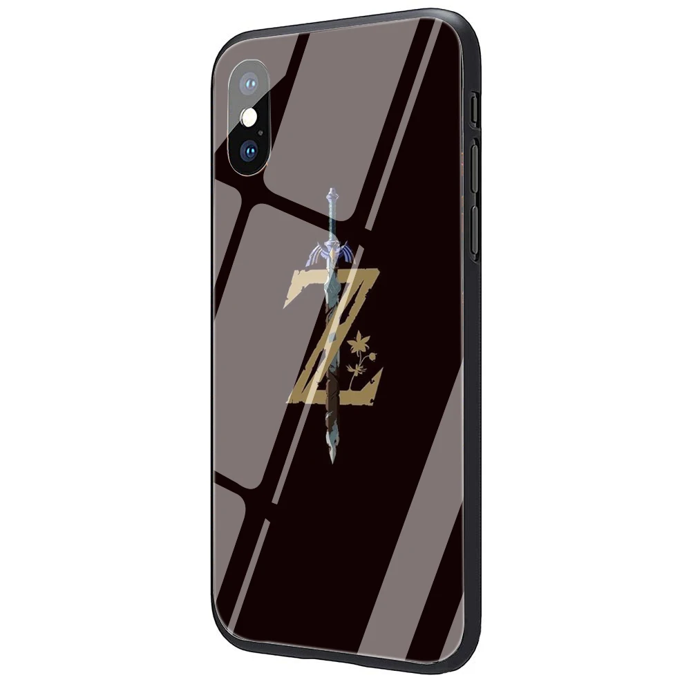 Чехол legend of zelda из закаленного стекла для iPhone 5 5S 6 6s Plus 7 8 Plus X XR XS 11 Pro Max - Цвет: G7