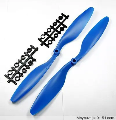 Передний и задний пластиковый комплект пропеллеров 1045 черный красный желтый