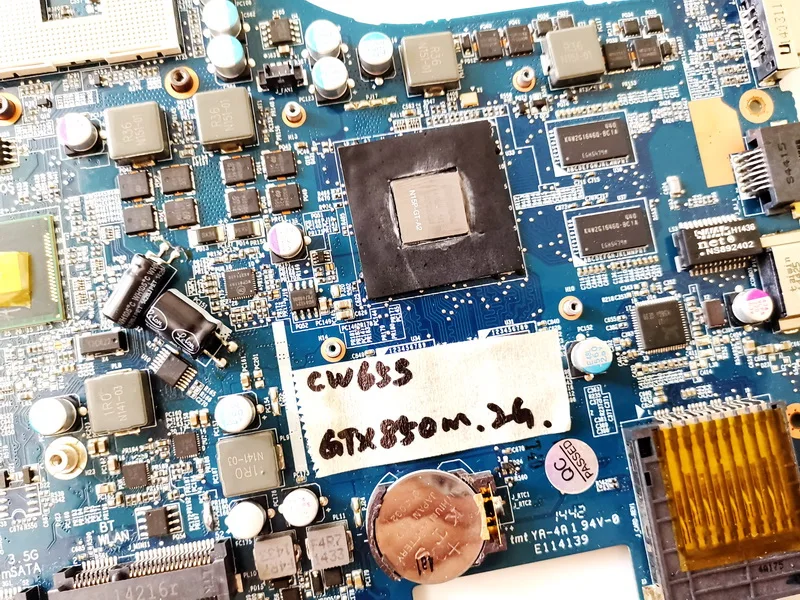 Оригинальная материнская плата для ноутбука Hasee CW65S W650SJ GTX850M 2 Гб 6-71-W65J0-D02