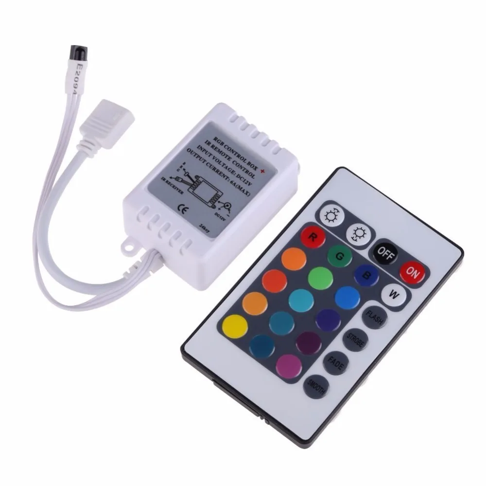 RGB ИК мини пульт дистанционного управления DC12V контроллер для SMD3528 5050 LED полосы