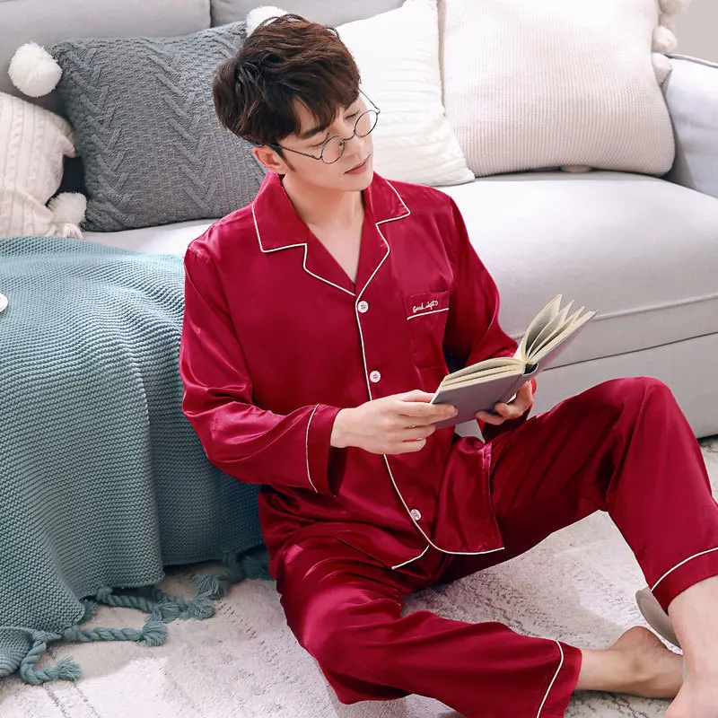 

Couple Pajamas Set Autumn Men And Women Long Sleeve Male Pyjamas Lovers Sleepwear Plus Size Nightwear Home Clothing Unisex Look