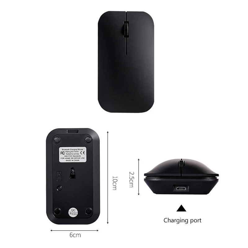 Мышь компьютерная беспроводная аккумуляторная с поддержкой Bluetooth 1600 DPI |