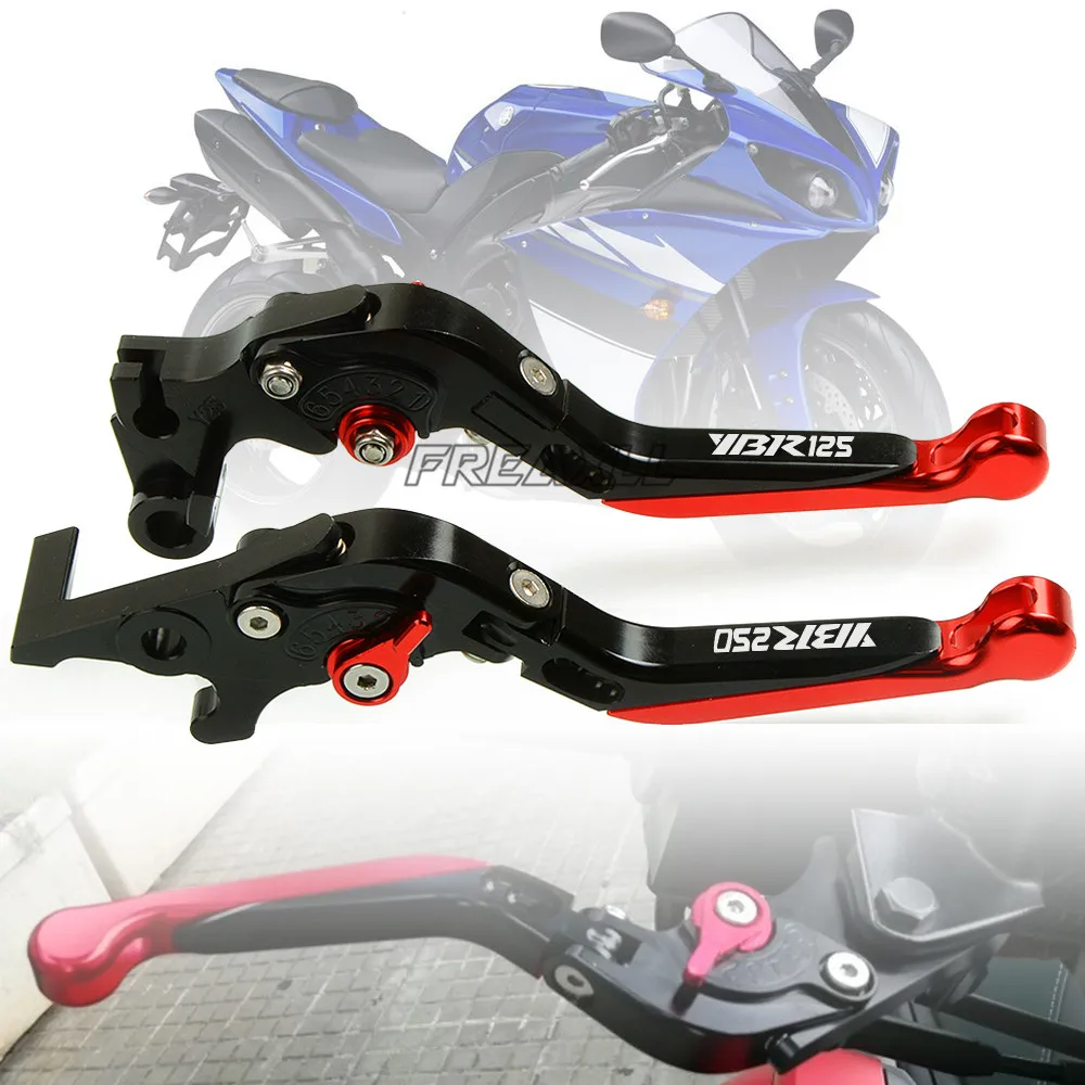 FREAXLL для Yamaha YBR125 YBR250 YBR 125 250 мотоциклетные складные CNC алюминиевые ручки рычаги