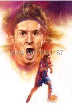 Poster.Football.Soccer.Bar.Star.Sports.Messi.Barcelona.Argentina.31.Photographic Paper. Size:60cm X 40cm | Дом и сад
