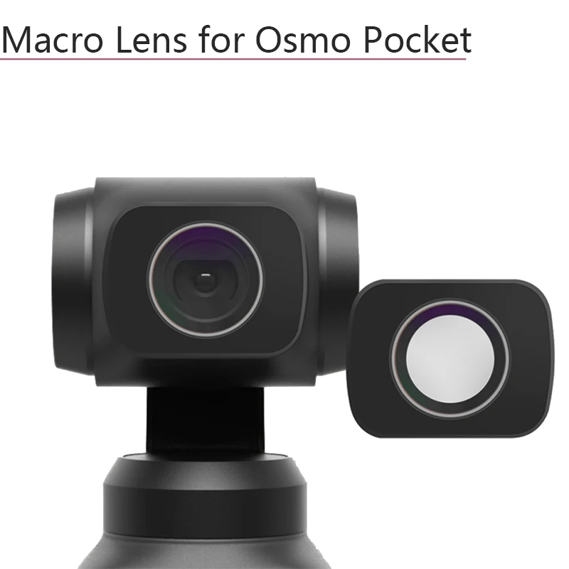 

Optical Glass Magnetic Macro Lens for DJI Osmo Pocket/Pocket 2 Camera Lens Mini Portable Handheld Gimbal Accessories
