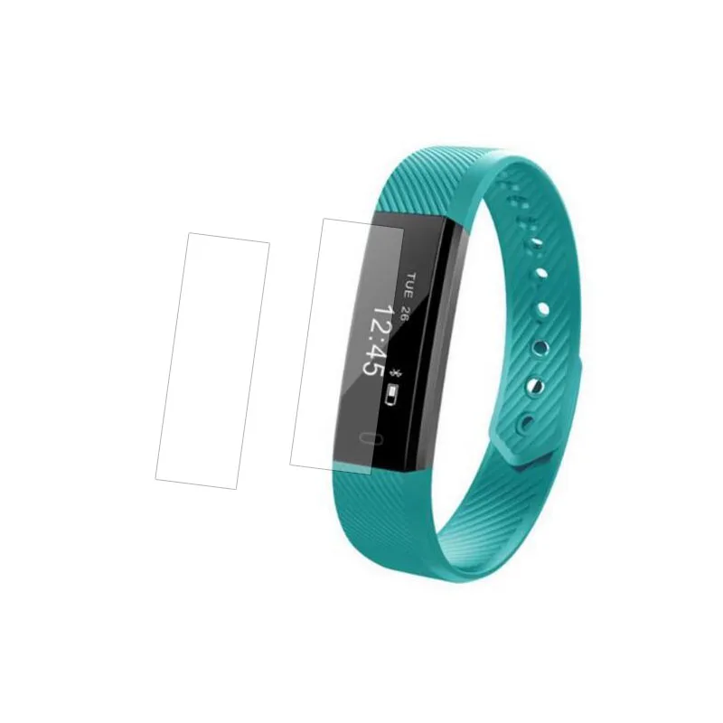 2 штуки Анти-Царапины Защитная ультратонкая высокопрочная пленка для ID115 (ч) Smartband