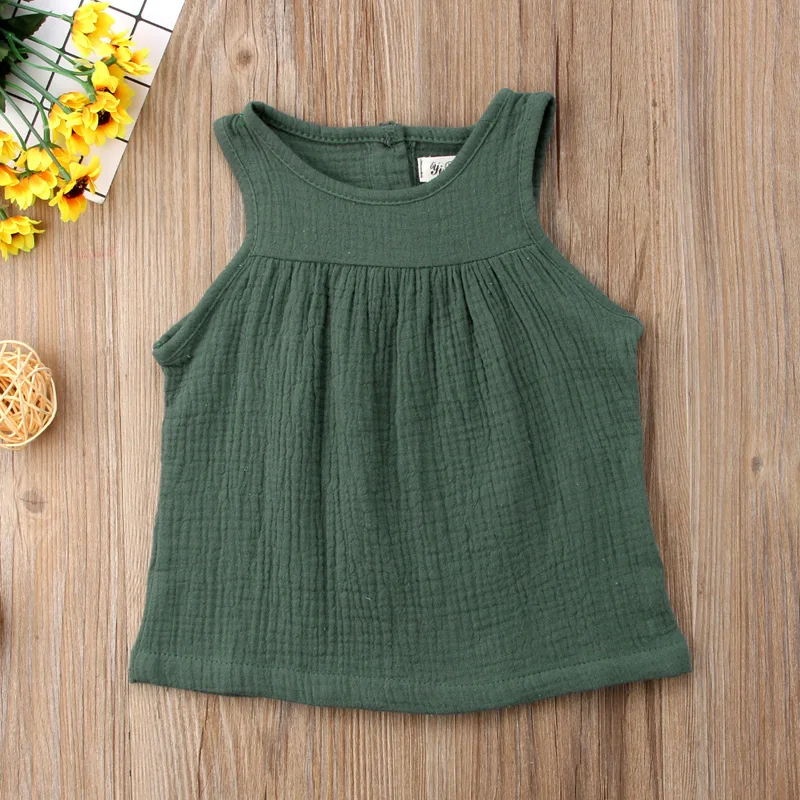 Милые Симпатичные летние футболки для маленьких девочек топы 5 стилей без