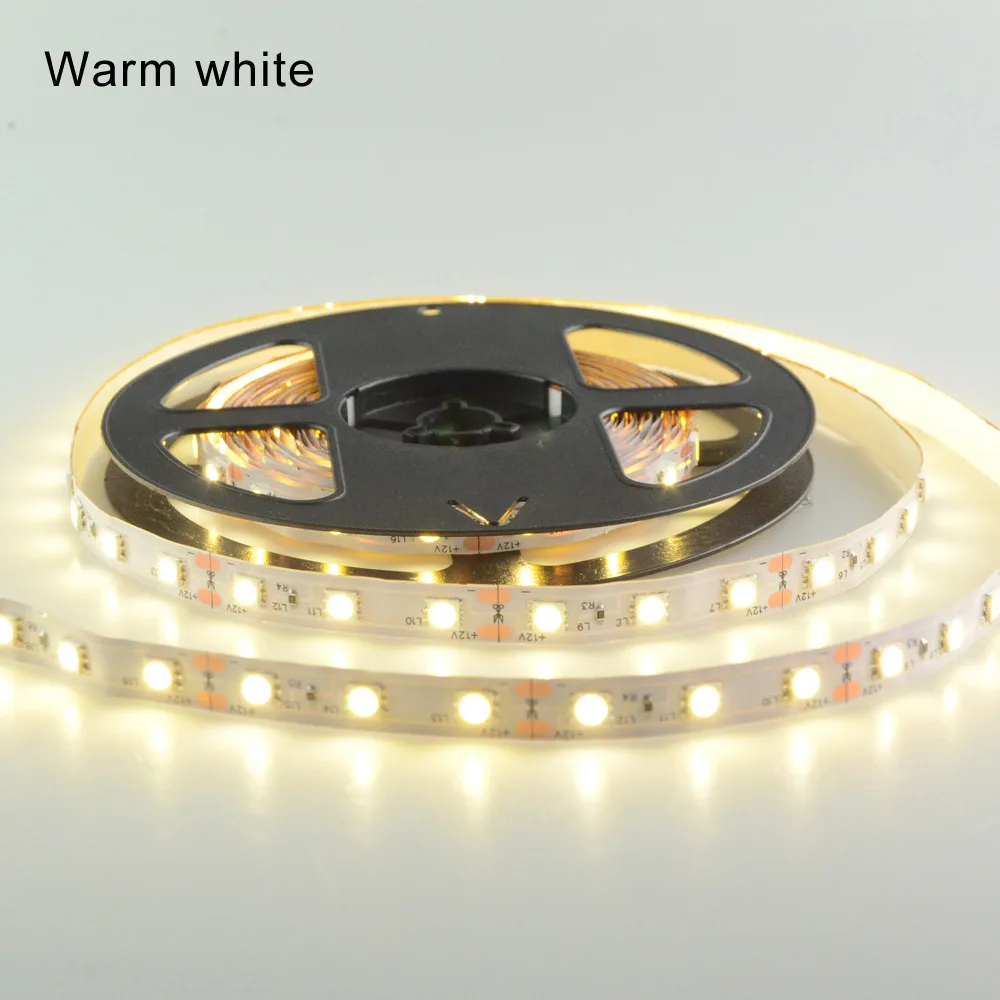 Светодиодная лента RGB IP20 5050 SMD гибкая + пульт на 44 кнопки вилка