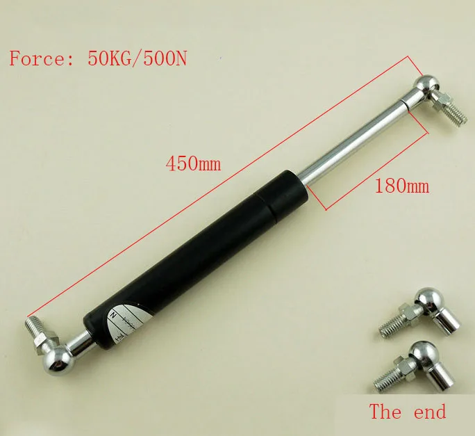 

free shipping 450mm The Current Price of 50KG/110lb 180mm Spring Lift Gas Spring