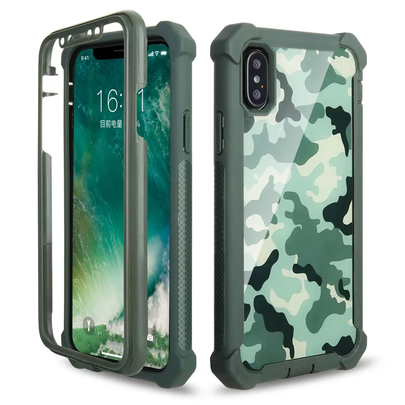 Сверхпрочная защита Doom armor PC + Мягкий ТПУ чехол для телефона iPhone 11 12 Pro XS Max XR X 6 6S 7 8