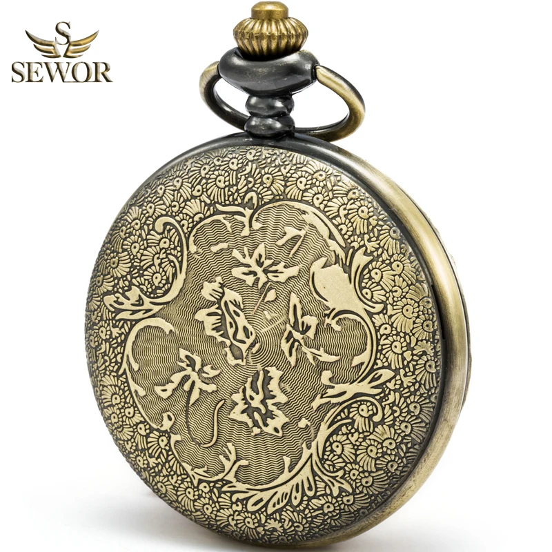 SEWOR 2019 Роскошные брендовые модные циферблат отражающий цвет бронзовая Эмаль