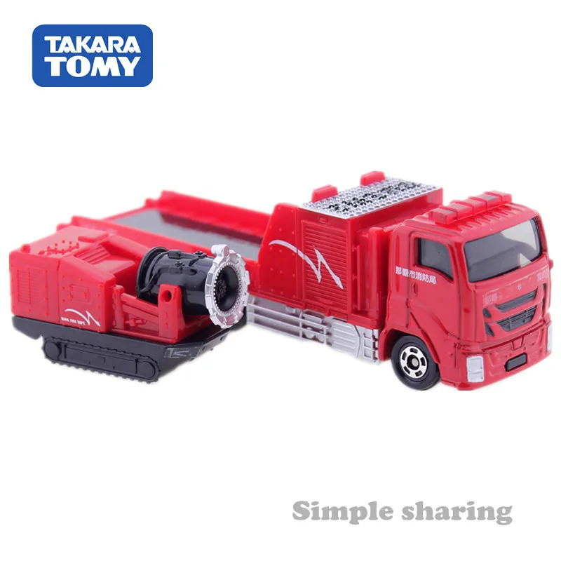 Takara Tomy Tomica No.128 Пожарная служба NAHA набор моделей грузовиков с гипертуманом литые