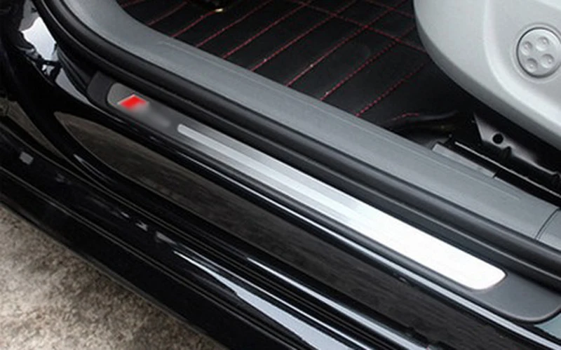 Stainless Steel External Pedal Cover Threshold Car Door Sill Scuff Plate Trim Guards Sills For Audi A4 2009-2018 Styling | Автомобили и