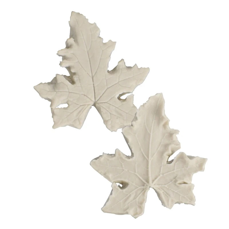 Силиконовая форма в виде кленового листа 2 шт. для помадки инструменты украшения