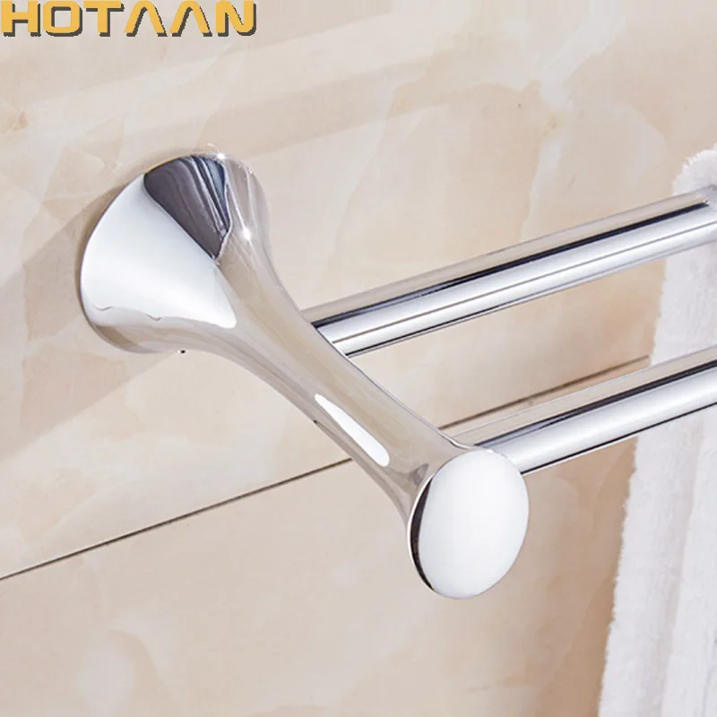 

Free Shipping (24",60cm)double Towel Bar/Towel Holder,stainless steel Made,Chrome Finish, Bathroom hardware,Bathroom accessories