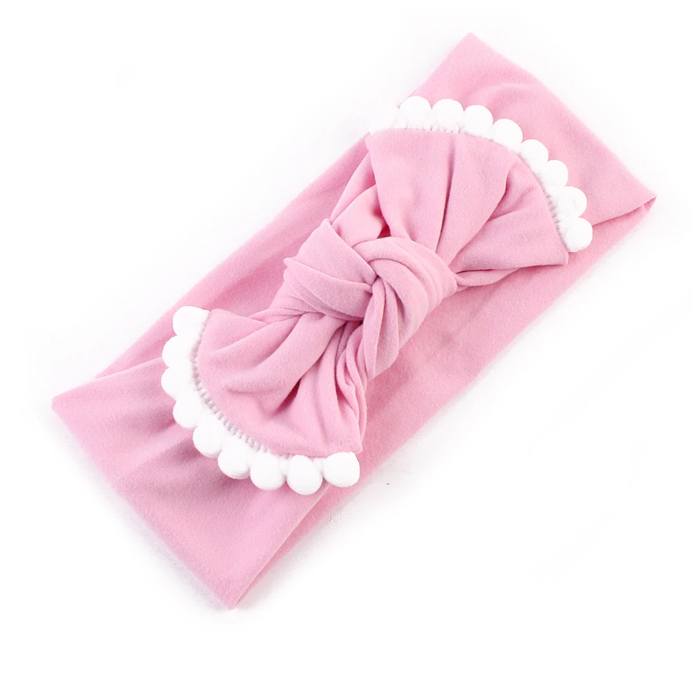 New Cotton Turban Headband for Girl Hair Accessories Lovely Hairband Soft Headwrap Bow Tiara Band 1PC | Детская одежда и обувь