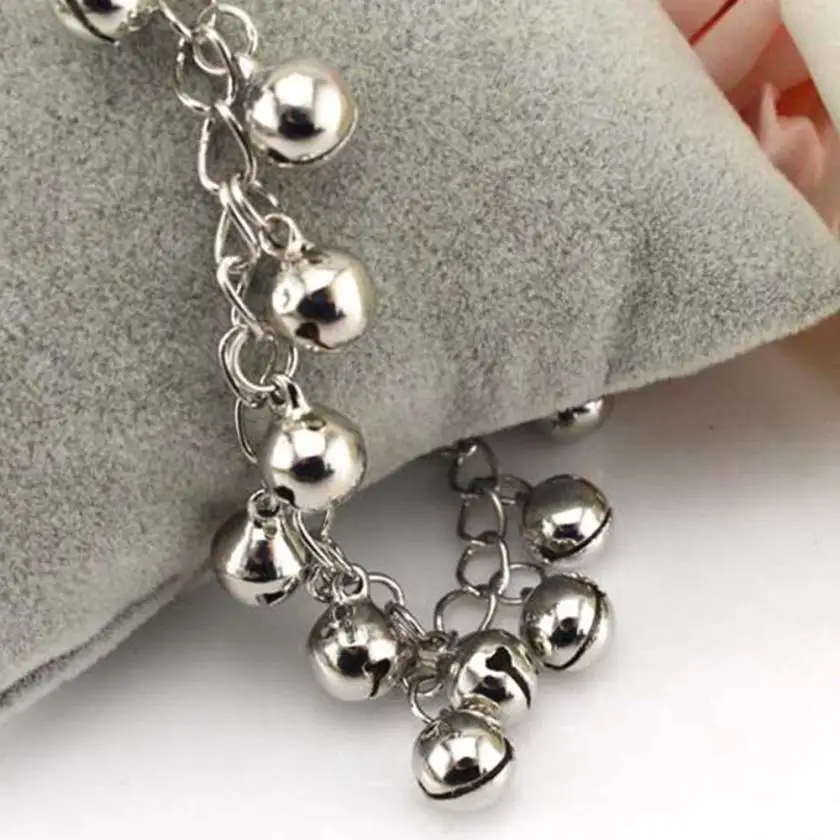 Bracelets On The Feet Silver Boho Beach Sandals Hot Women Bells Anklet Fashion Accessories Jewelry sale Wholesale 40p | Украшения и