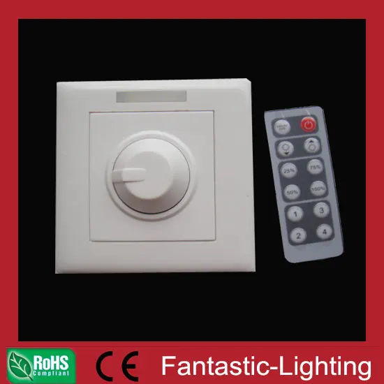

Free shipping 12-key Infrared Dimmer 12V 24V DC output constant voltage LED remote dimmer