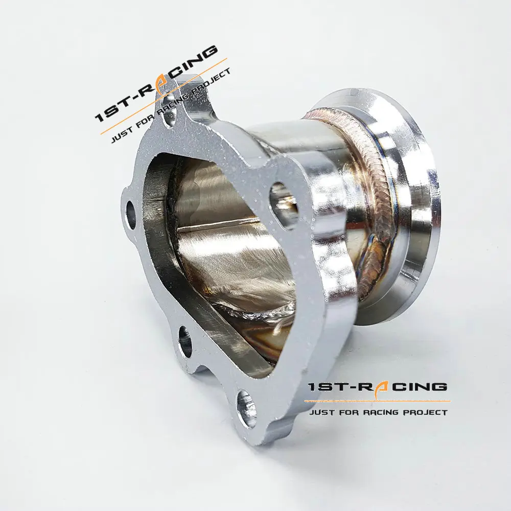 Для GT25 GT28 T25 T28 Turbo Down Pipe 5 bolt to 2 &quot63 мм V band Flange Adapter|v band|v flangeadapter flange |