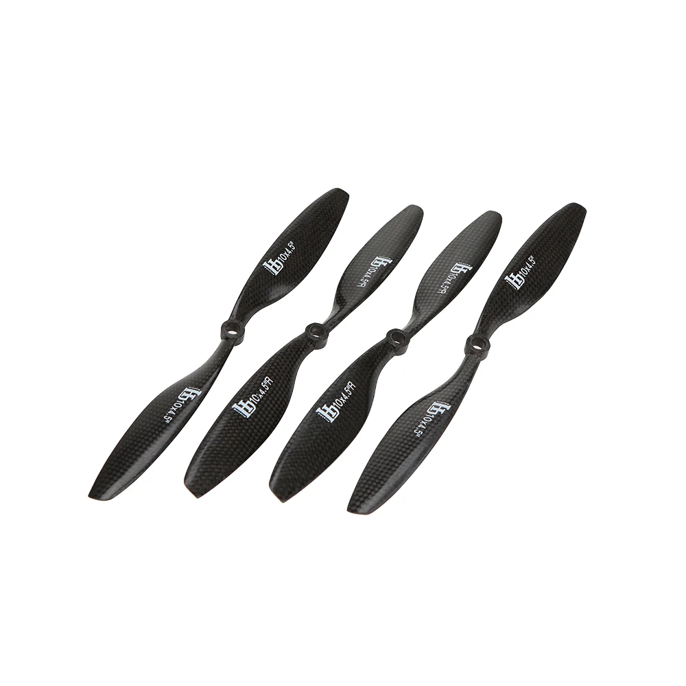 4 шт. HJ углеродное волокно 1045 10*4 5 &quotCW + CCW пропеллеры Prop для F450 F500 F550 RC