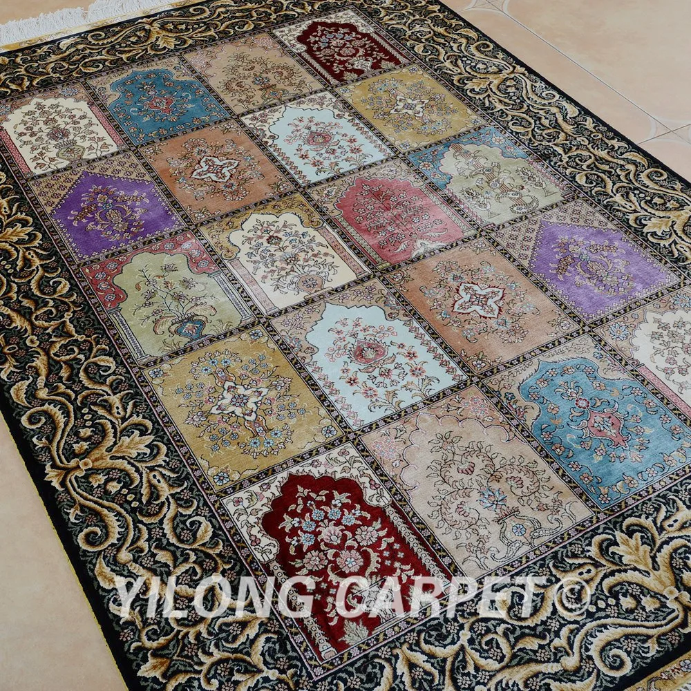 Ковер Yilong 4 &quotx 6&quot с винтажным дизайном в саду ковер ручной работы античном стиле