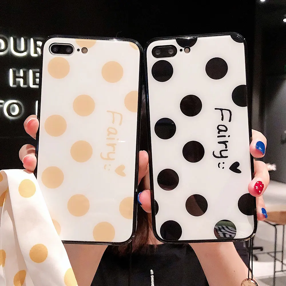 KISSCASE Beauty Phone Case For iPhone 7 8 XR XSMAX X XS Smooth Slim Glass Back Cover 6 6s Plus Coque Capa |
